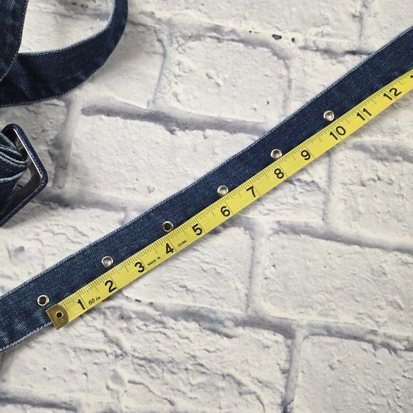 NWOT Cloud Ten Denim Overall Mini Dress Wide Adjustable Straps size Small (2-4) - Picture 14 of 16